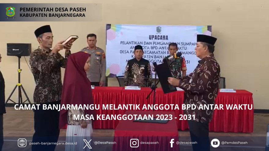 Anggota BPD Antar Waktu Resmi Dilantik