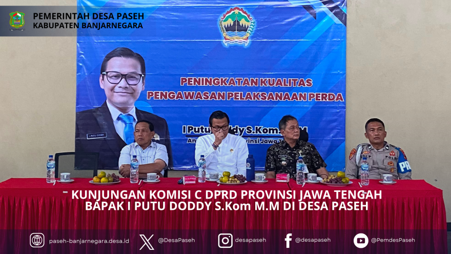 Kunjungn Anggota DPRD Provinsi di Desa Paseh