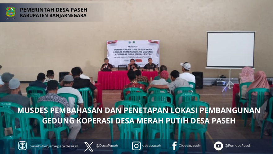 Musdes Pembahasan dan Penetapan Lokasi Pembangunan KDMP