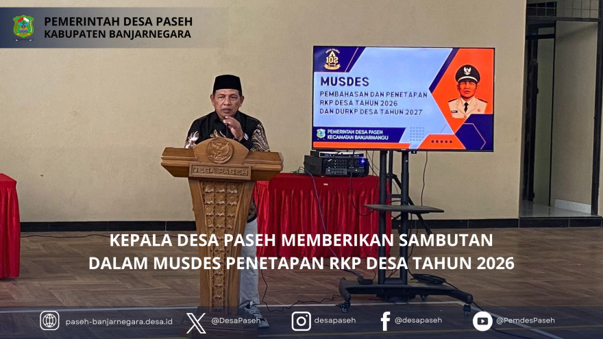 RKP Desa Tahun 2026 Telah Ditetapkan Sebagai Pedoman Pembangunan Desa Tahun 2026